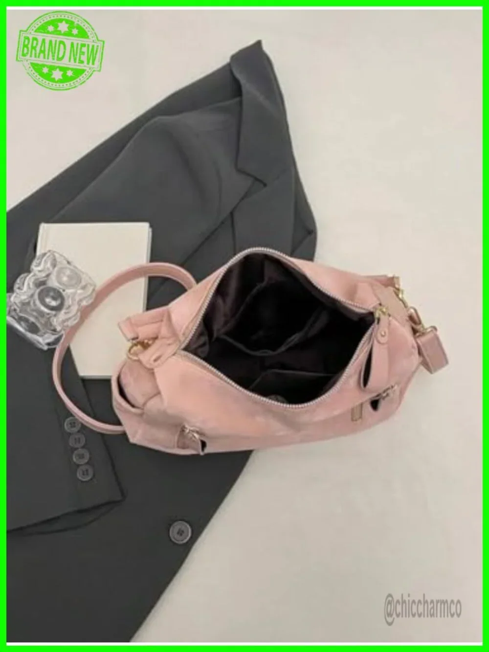 Women's Hobo Bag Large Crossbody Shoulder Handbag Multi Pockets Faux Leather
